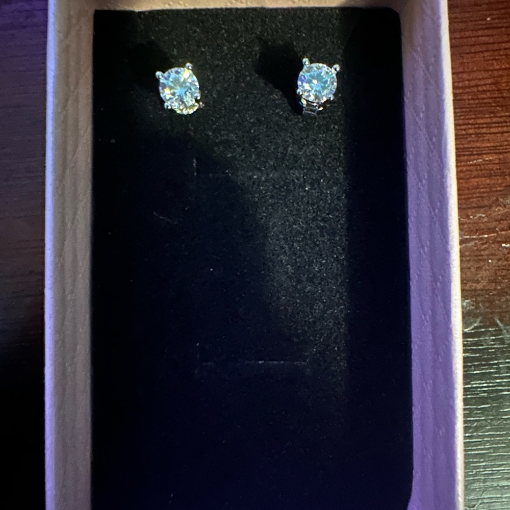 Elegant Silver Stud Earrings